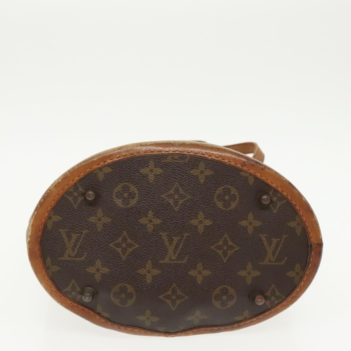 LOUIS VUITTON Monogram Bucket PM Shoulder Bag USA limited M42238 LV Auth bs20112