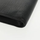 LOUIS VUITTON Epi Pochette Jules GM Clutch Bag Black M63519 LV Auth bs20118-7