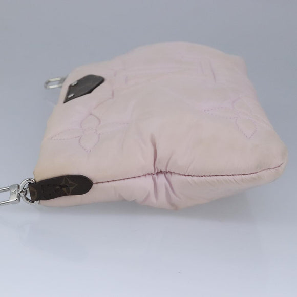 LOUIS VUITTON Maxi Multi Pochette Accessories Bag Nylon Pink M21056 Auth bs20130