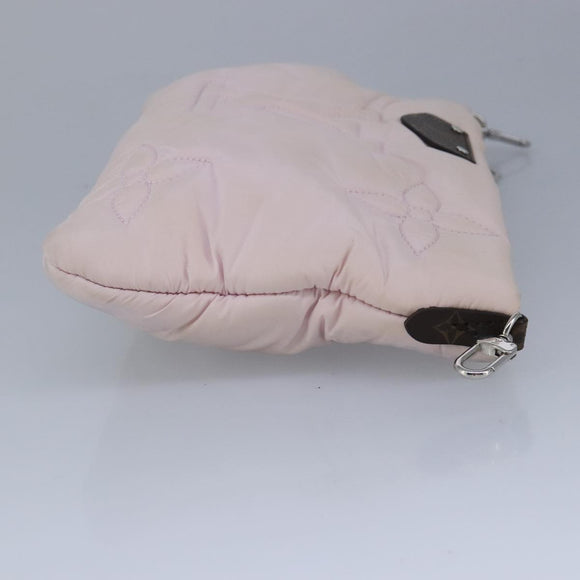 LOUIS VUITTON Maxi Multi Pochette Accessories Bag Nylon Pink M21056 Auth bs20130