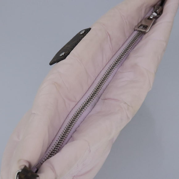 LOUIS VUITTON Maxi Multi Pochette Accessories Bag Nylon Pink M21056 Auth bs20130