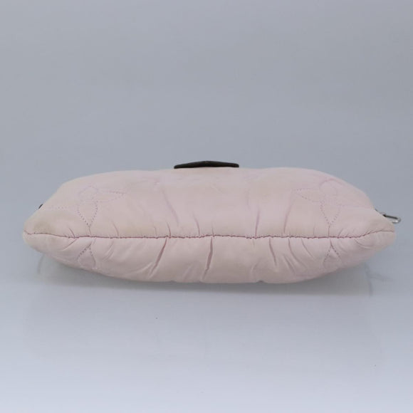 LOUIS VUITTON Maxi Multi Pochette Accessories Bag Nylon Pink M21056 Auth bs20130