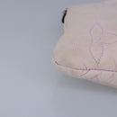 LOUIS VUITTON Maxi Multi Pochette Accessories Bag Nylon Pink M21056 Auth bs20130-7
