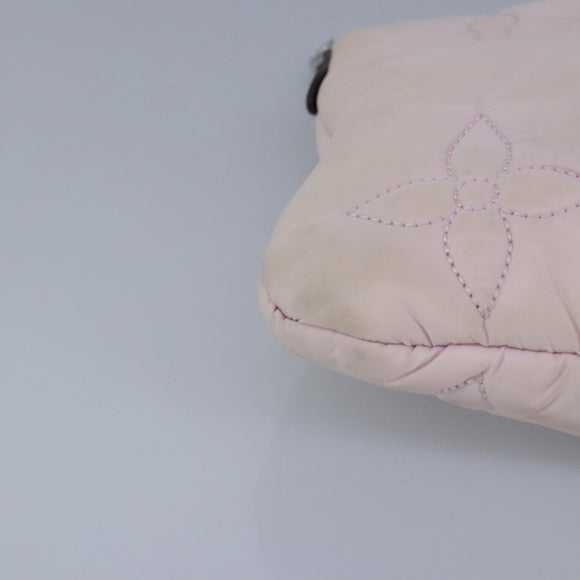 LOUIS VUITTON Maxi Multi Pochette Accessories Bag Nylon Pink M21056 Auth bs20130