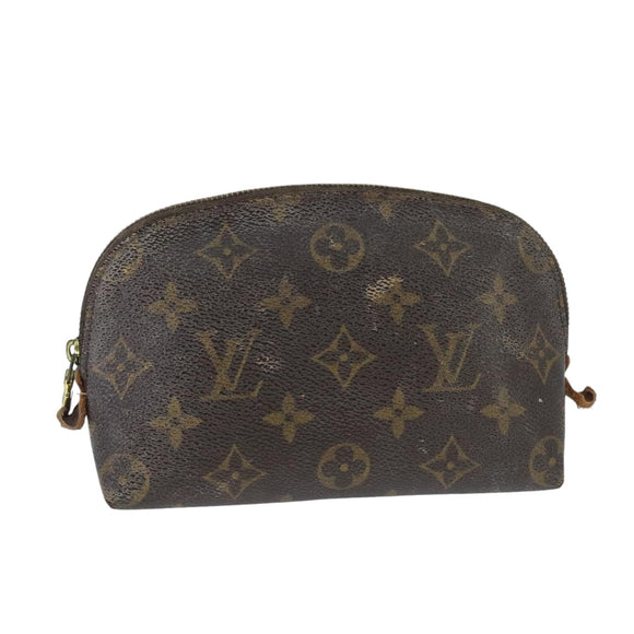 LOUIS VUITTON Monogram Pochette Cosmetic PM Cosmetic Pouch M47515 Auth bs20131