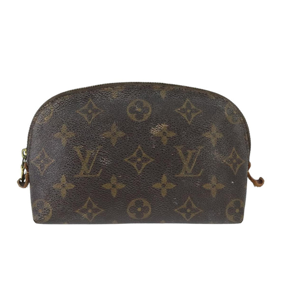 LOUIS VUITTON Monogram Pochette Cosmetic PM Cosmetic Pouch M47515 Auth bs20131