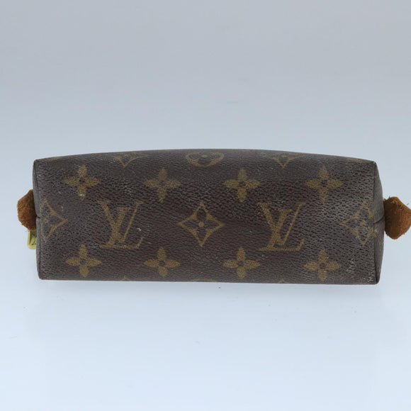 LOUIS VUITTON Monogram Pochette Cosmetic PM Cosmetic Pouch M47515 Auth bs20131