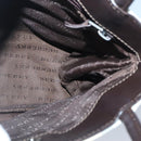 BURBERRY Nova Check Hand Bag PVC Beige Auth bs20152-18