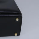 Gianni Versace Shoulder Bag Leather Black Gold Auth bs20156-15