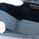 Gianni Versace Shoulder Bag Leather Black Gold Auth bs20156-18