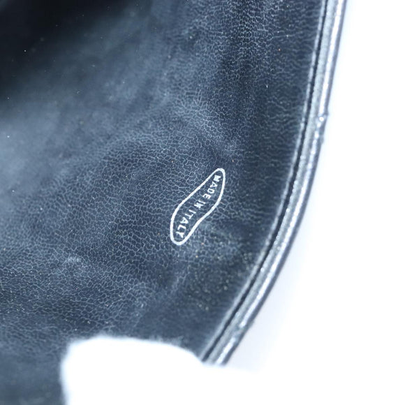 CHANEL Matelasse Chain Waist bag Lamb Skin Black Gold CC Auth bs20175