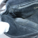 CHANEL Matelasse Chain Waist bag Lamb Skin Black Gold CC Auth bs20175-23