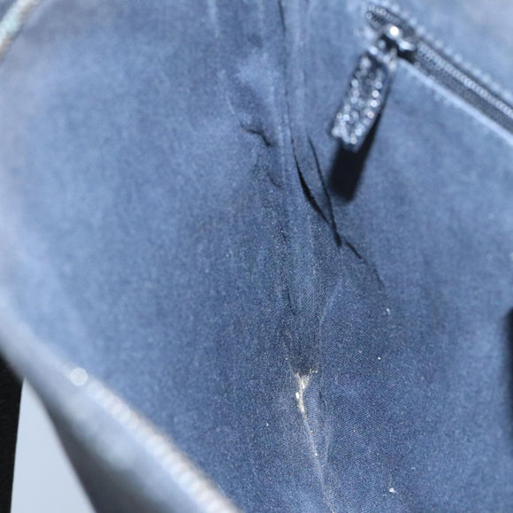 GUCCI GG Canvas Shoulder Bag Black Silver 113013 Auth bs20185