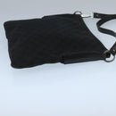 GUCCI GG Canvas Shoulder Bag Black Silver 113013 Auth bs20185-3