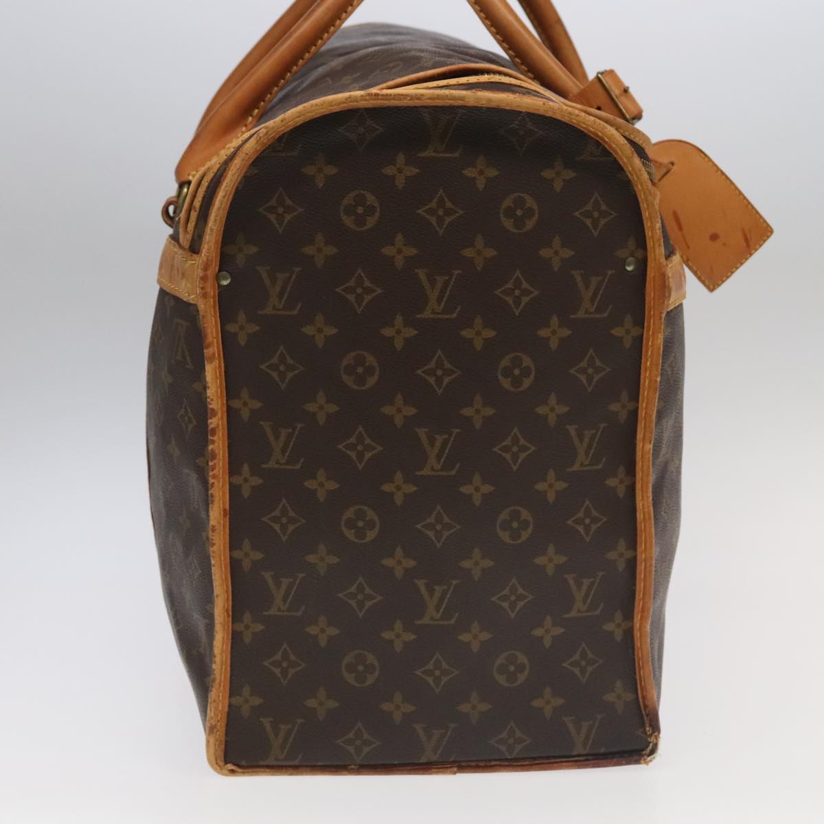 LOUIS VUITTON Monogram Sac Chasseur 55 Boston Bag M41922 LV Auth bs20197