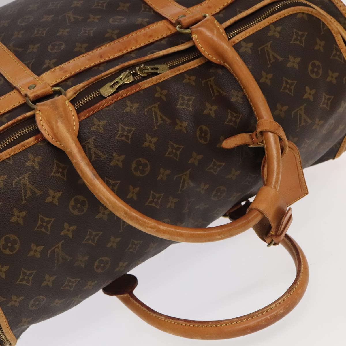 LOUIS VUITTON Monogram Sac Chasseur 55 Boston Bag M41922 LV Auth bs20197