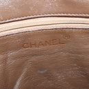 CHANEL Matelasse Shoulder Bag Canvas Beige CC Auth bs20198-18