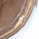 CHANEL Matelassé Schultertasche Canvas Beige CC Auth bs20198-11