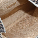 CHANEL Hand Bag Canvas 2way Black Silver CC Auth bs20203-10