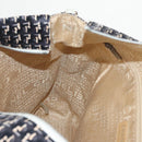 CHANEL Hand Bag Canvas 2way Black Silver CC Auth bs20203-22