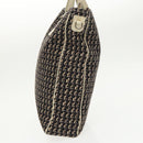 CHANEL Hand Bag Canvas 2way Black Silver CC Auth bs20203-3