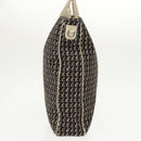 CHANEL Hand Bag Canvas 2way Black Silver CC Auth bs20203-4