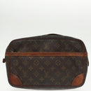 LOUIS VUITTON Monogram Clutch Bag 2Set LV Auth bs20215-2