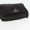 SAINT LAURENT PRADA Bag Coated canvas Nylon 2Set Black Beige Auth bs20228-14