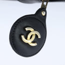 CHANEL Matelasse Chain Shoulder Bag Lamb Skin Black Gold CC Auth bs20231-8