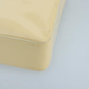 CHANEL Tote Bag Enamel White CC Auth bs20237-15