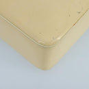 CHANEL Tote Bag Enamel White CC Auth bs20237-18