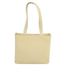 CHANEL Tote Bag Enamel White CC Auth bs20237-13