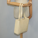 CHANEL Tote Bag Enamel White CC Auth bs20237-24