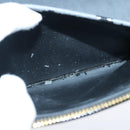 CHANEL Vanity Pouch Enamel Black Gold CC Auth bs20242-10