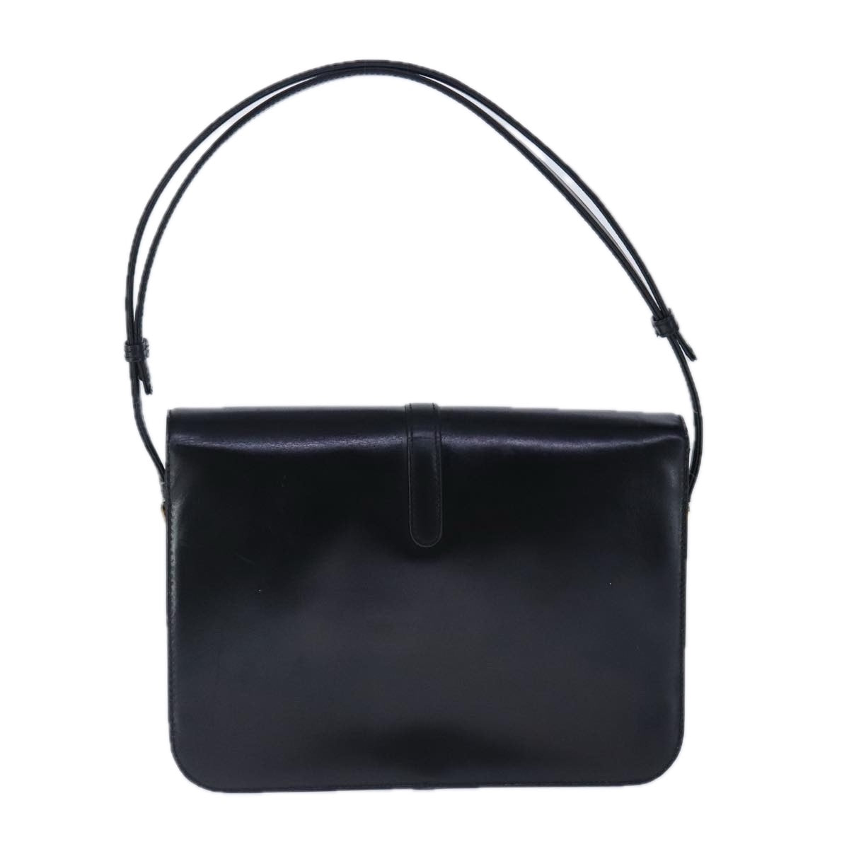 GIVENCHY Shoulder Bag Leather Black Auth bs20247 - 0