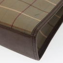 Burberrys Nova Check Clutch Bag Canvas Beige Brown Auth bs20256-15