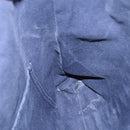 HERMES Fourre Tout cabas Tote Bag Canvas Navy Khaki Auth bs20268-17