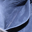 HERMES Fourre Tout cabas Tote Bag Canvas Navy Khaki Auth bs20268-12