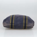 HERMES Fourre Tout cabas Tote Bag Canvas Navy Khaki Auth bs20268-5
