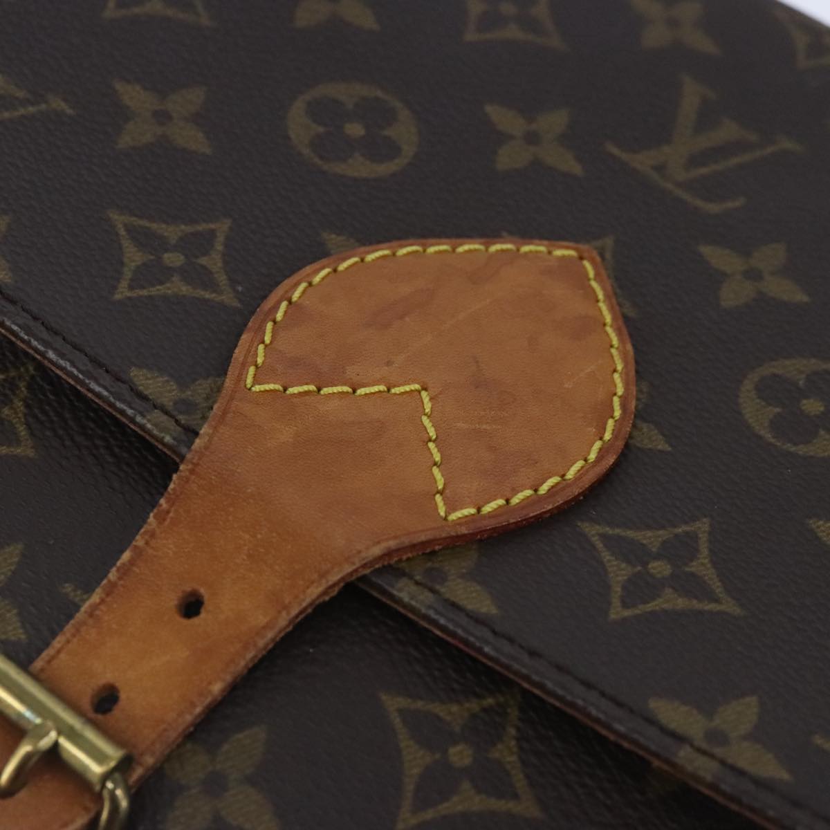 LOUIS VUITTON Monogram Cartouchiere MM Shoulder Bag M51253 LV Auth bs20280