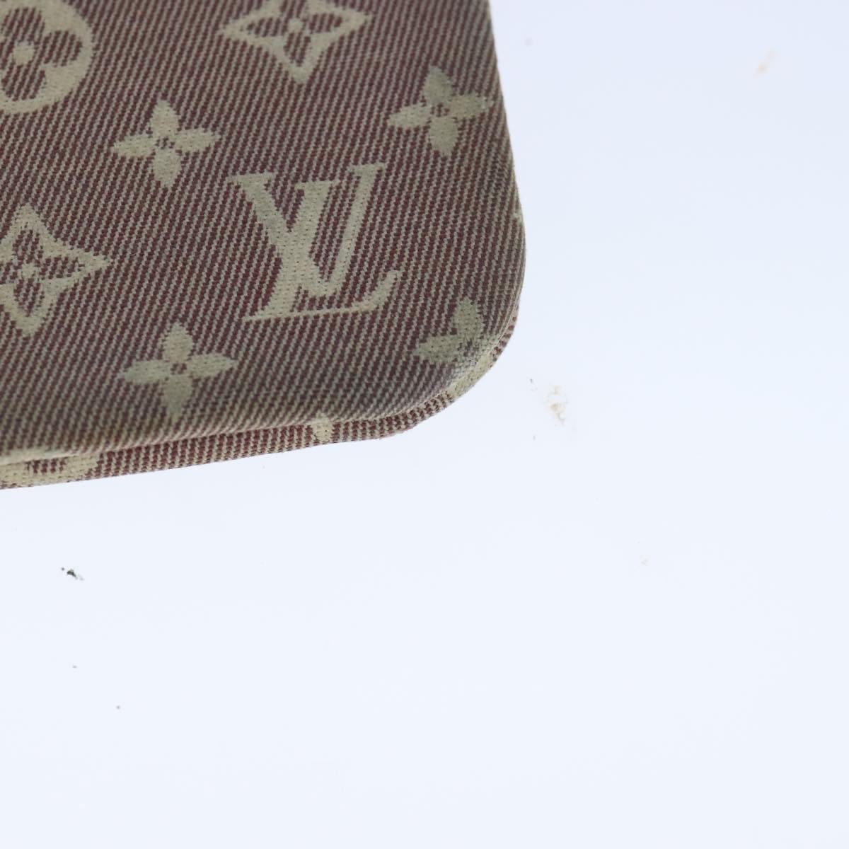 LOUIS VUITTON Monogram Idylle Pochette Cles Coin Purse Sepia M62996 Auth bs20289