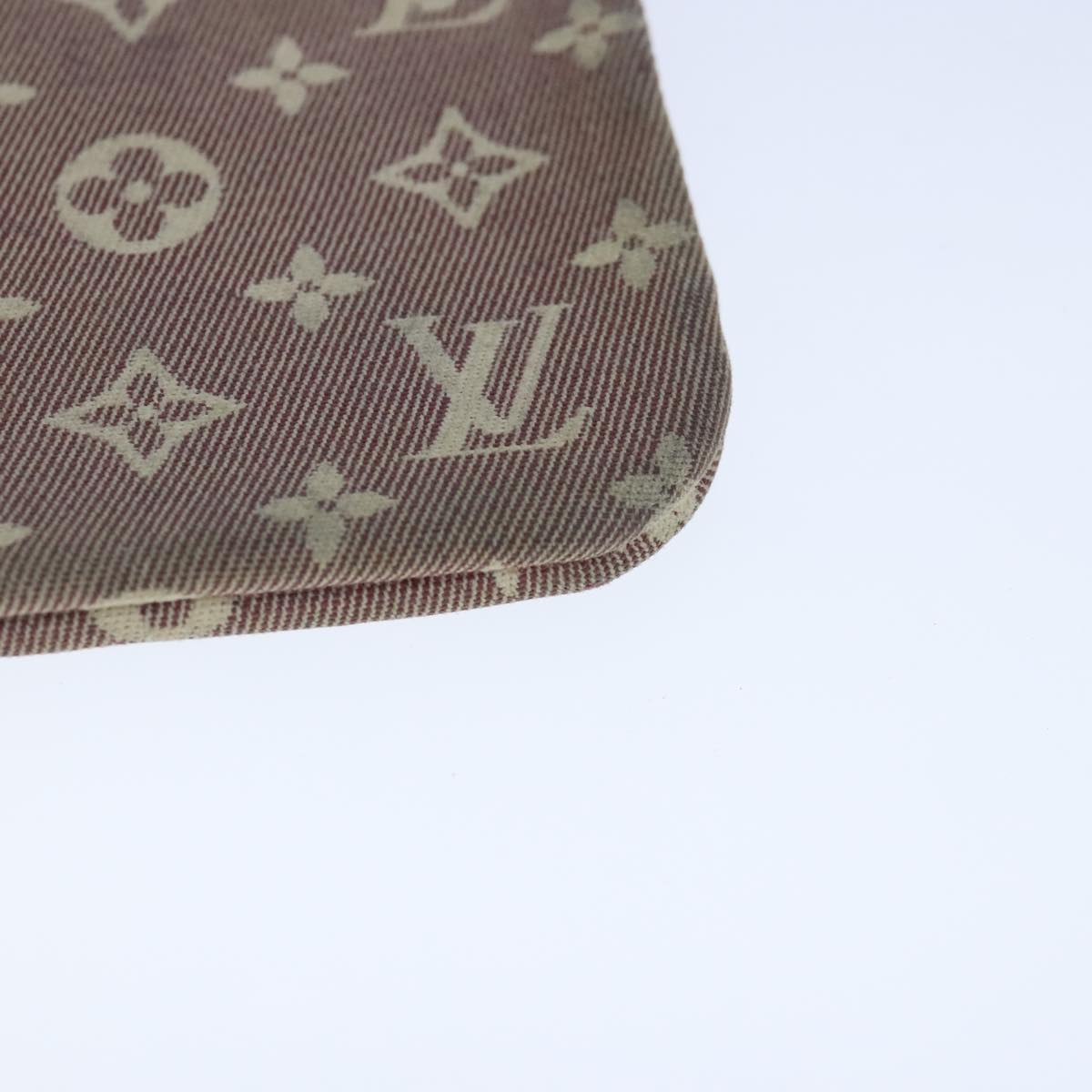 LOUIS VUITTON Monogram Idylle Pochette Cles Coin Purse Sepia M62996 Auth bs20289