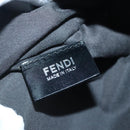 FENDI Tote Bag Nylon Red Silver Auth bs20291-22