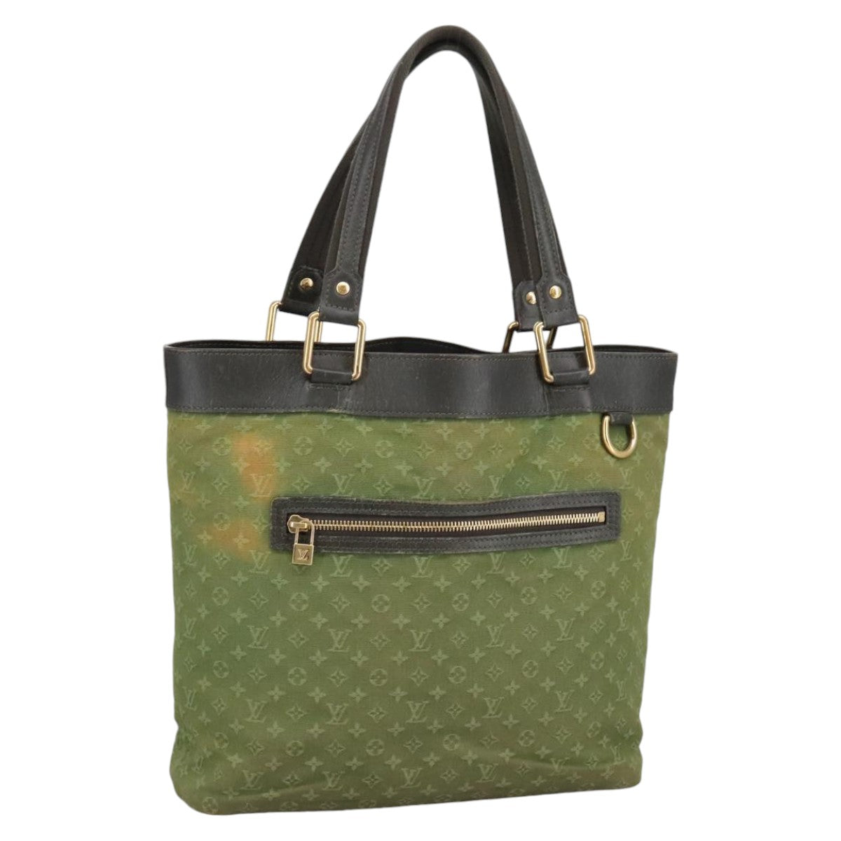 LOUIS VUITTON Monogram Mini Lucille GM Tote Bag TST Khaki M92681 LV Auth bs20312