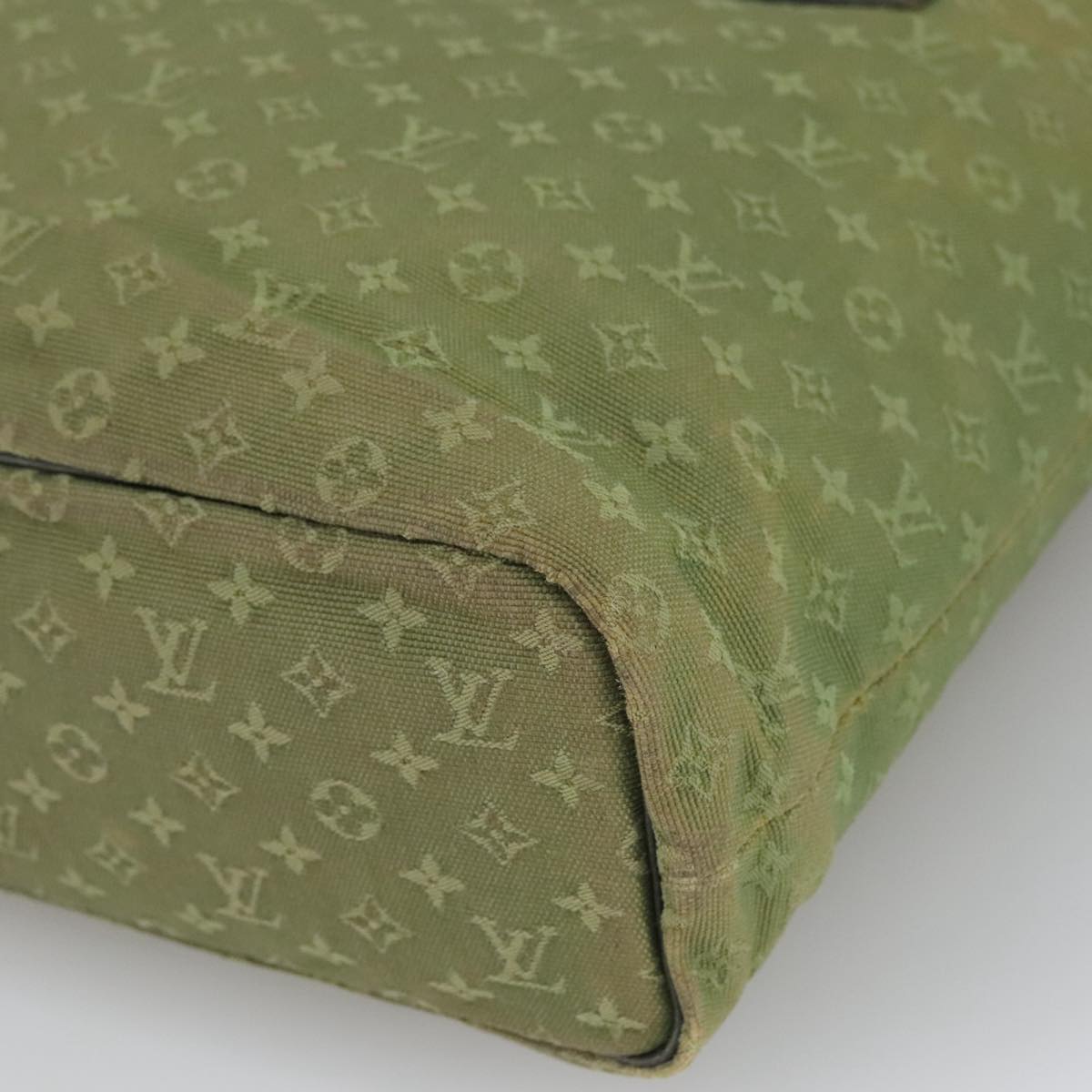 LOUIS VUITTON Monogram Mini Lucille GM Tote Bag TST Khaki M92681 LV Auth bs20312