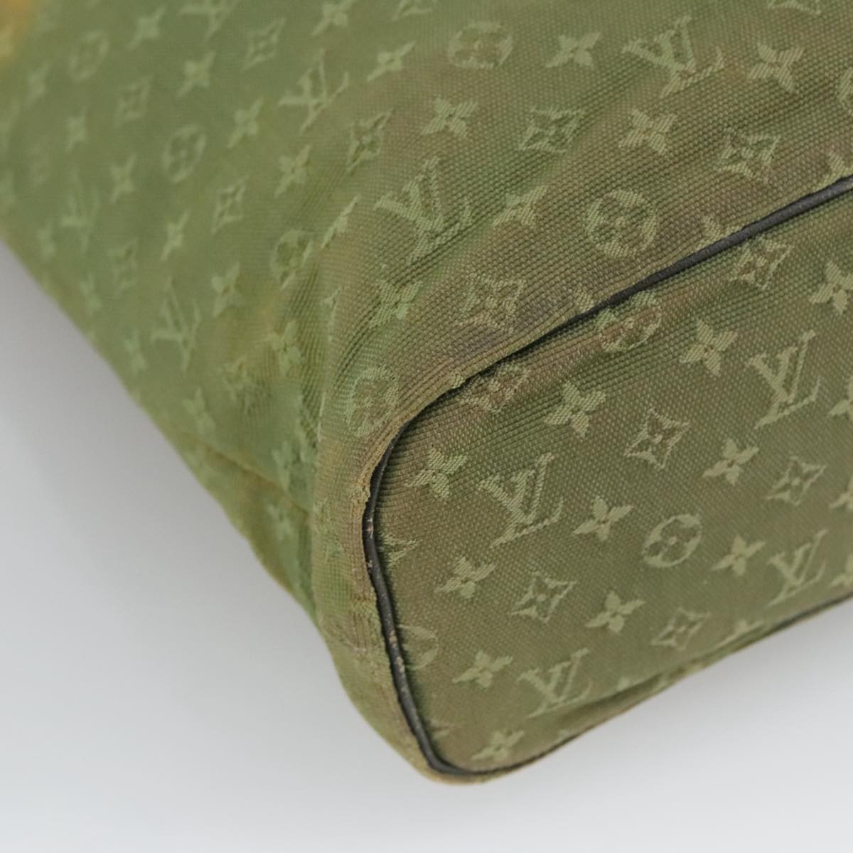 LOUIS VUITTON Monogram Mini Lucille GM Tote Bag TST Khaki M92681 LV Auth bs20312