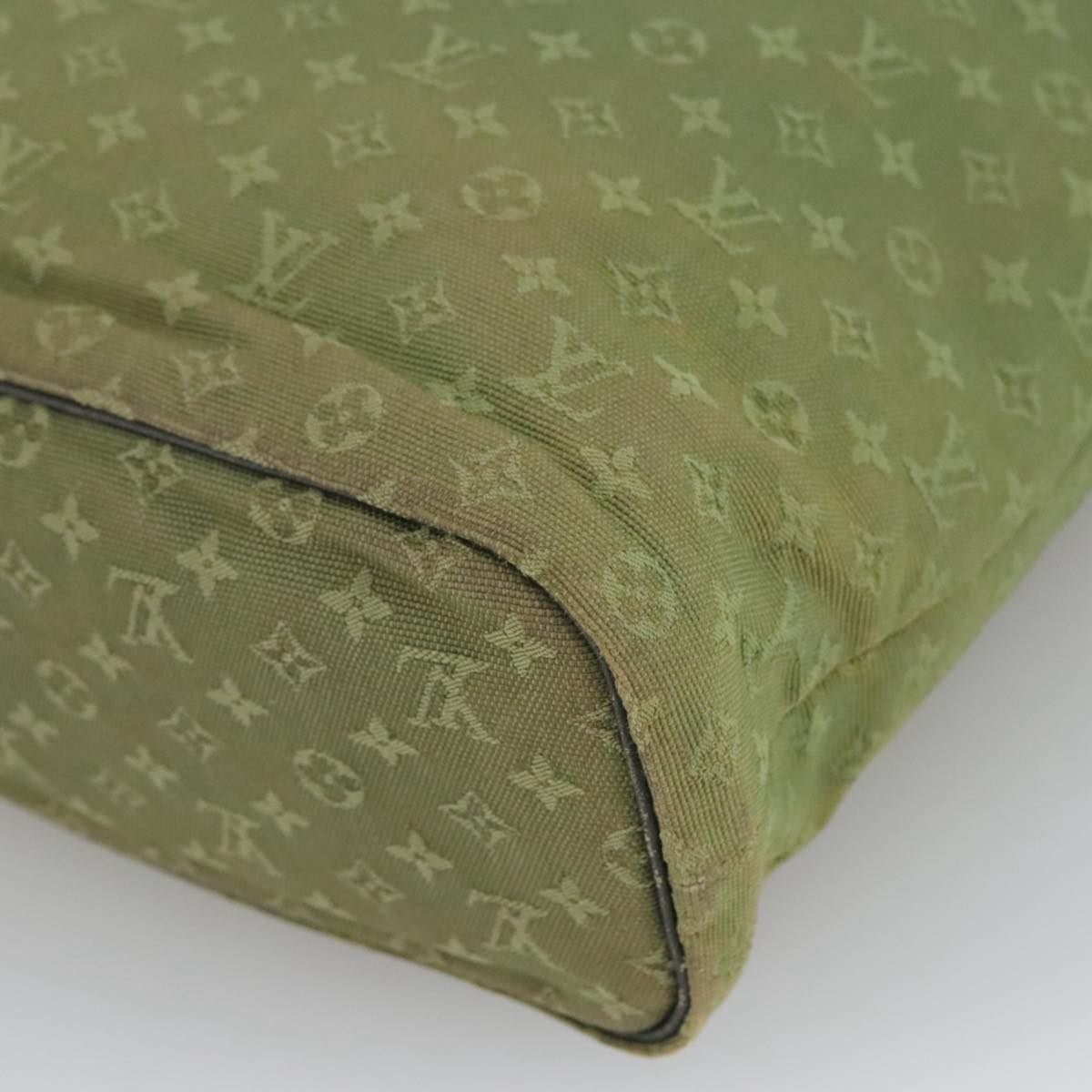 LOUIS VUITTON Monogram Mini Lucille GM Tote Bag TST Khaki M92681 LV Auth bs20312