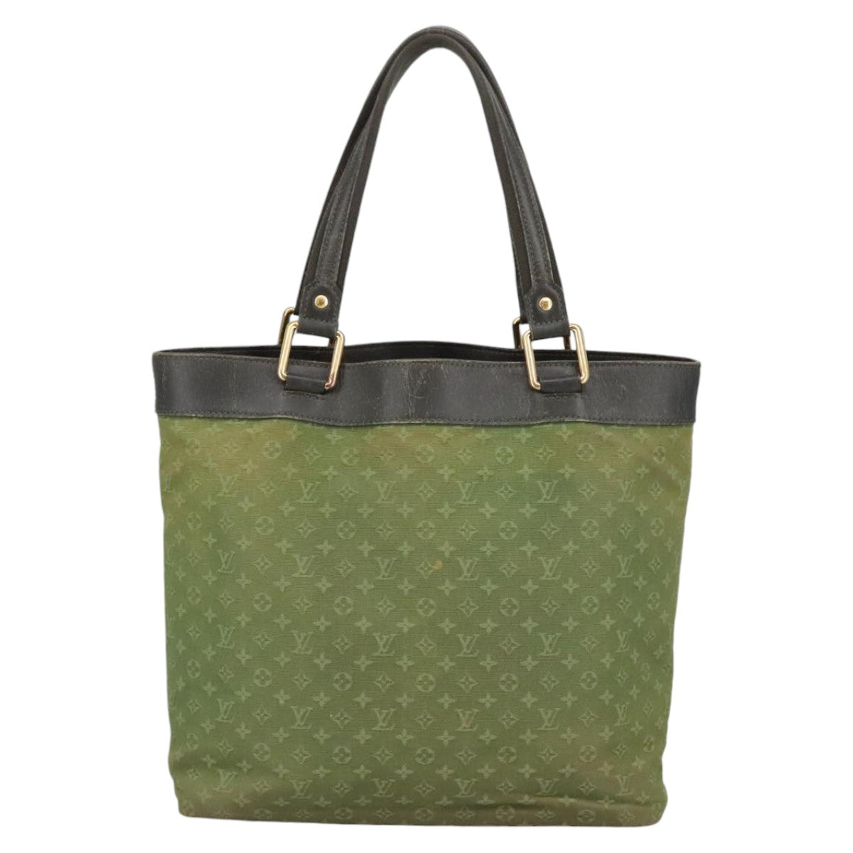 LOUIS VUITTON Monogram Mini Lucille GM Tote Bag TST Khaki M92681 LV Auth bs20312