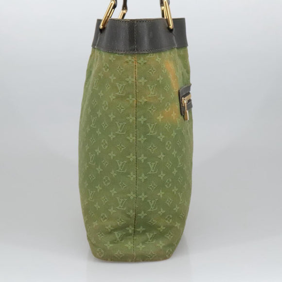 LOUIS VUITTON Monogram Mini Lucille GM Tote Bag TST Khaki M92681 LV Auth bs20312