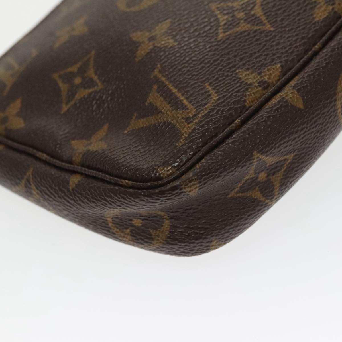 LOUIS VUITTON Monogram Pochette Accessoires Pouch M51980 LV Auth bs20313